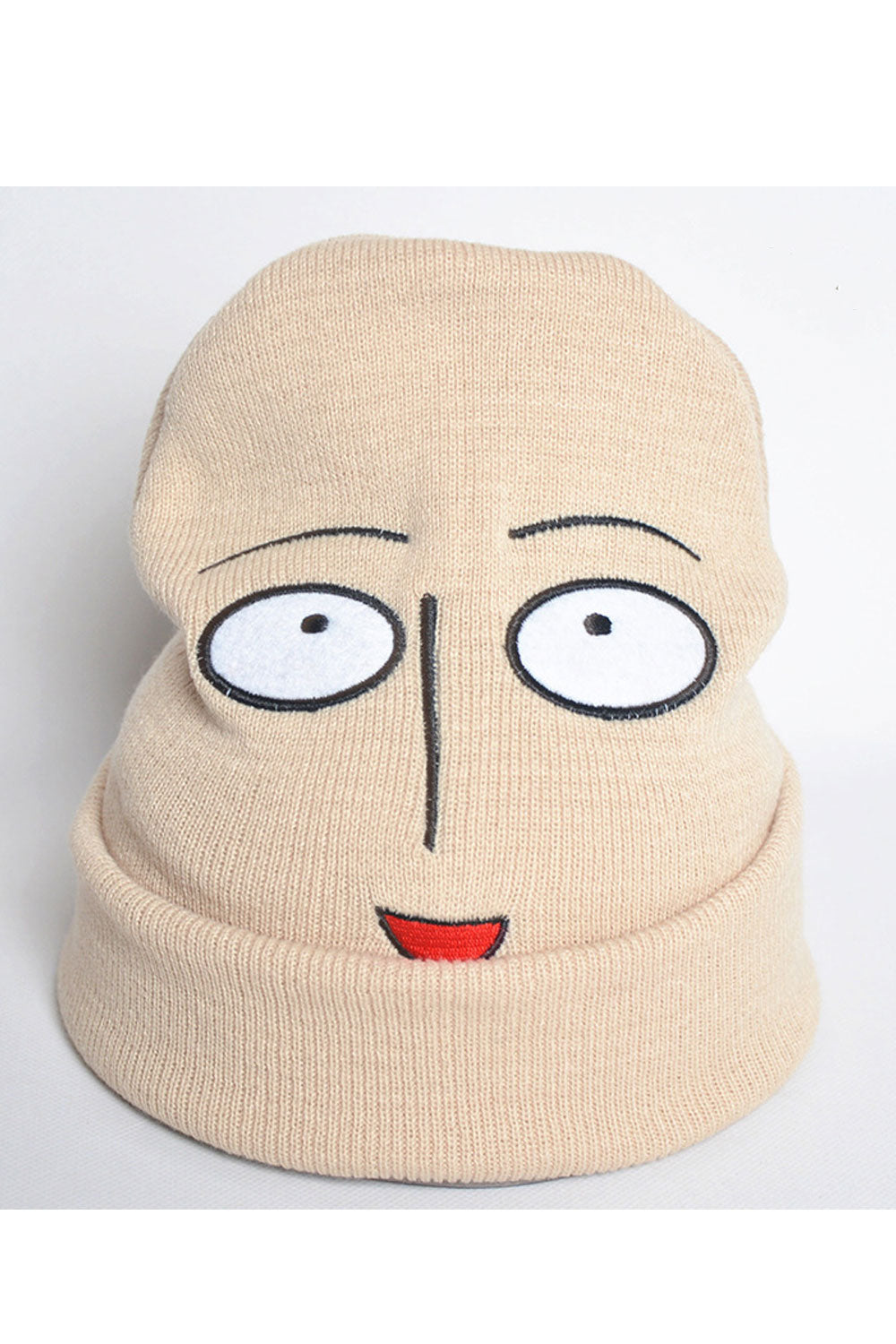 Women Elegant Smiley Expression Coldproof Knitted Hat