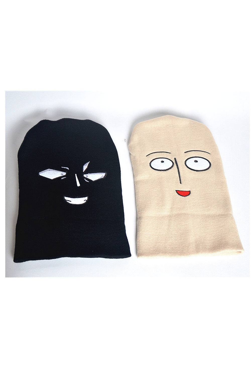 Women Elegant Smiley Expression Coldproof Knitted Hat