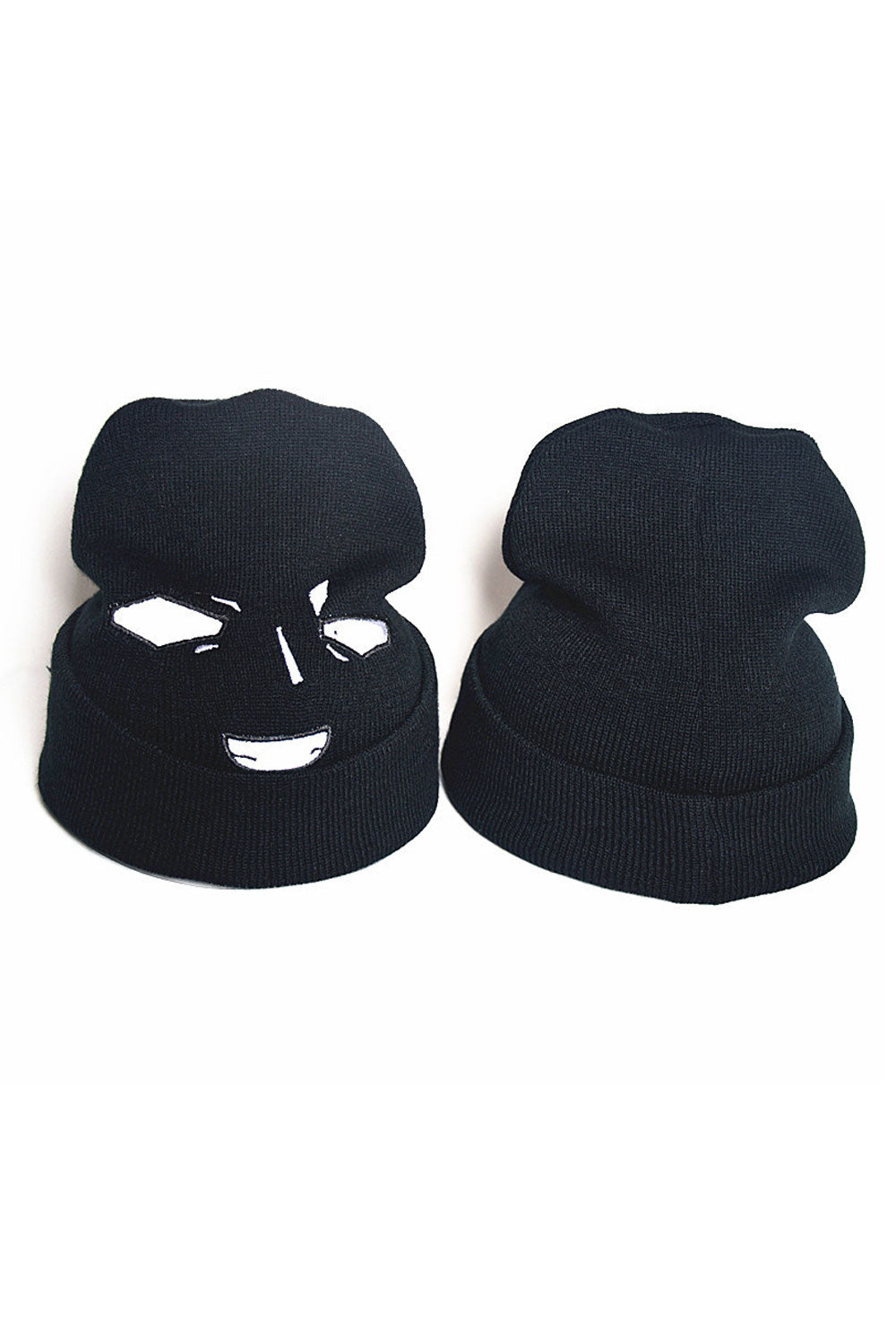 Women Elegant Smiley Expression Coldproof Knitted Hat