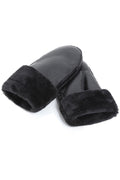 Women Thick Cozy Solid Pattern Lovely Suede Gloves