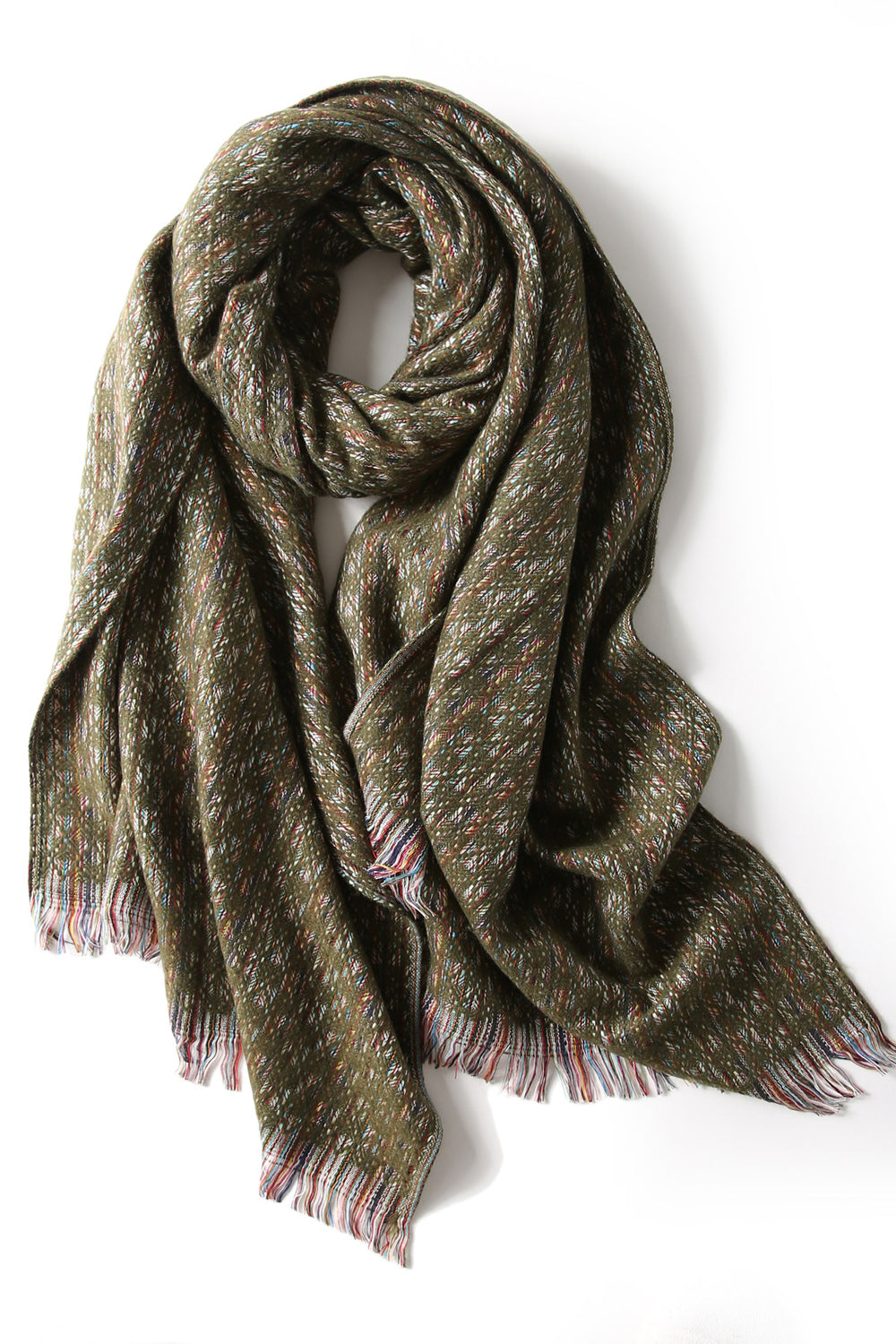 Women Trendy Solid Colored Thick Breathable Warm Casual Muffler