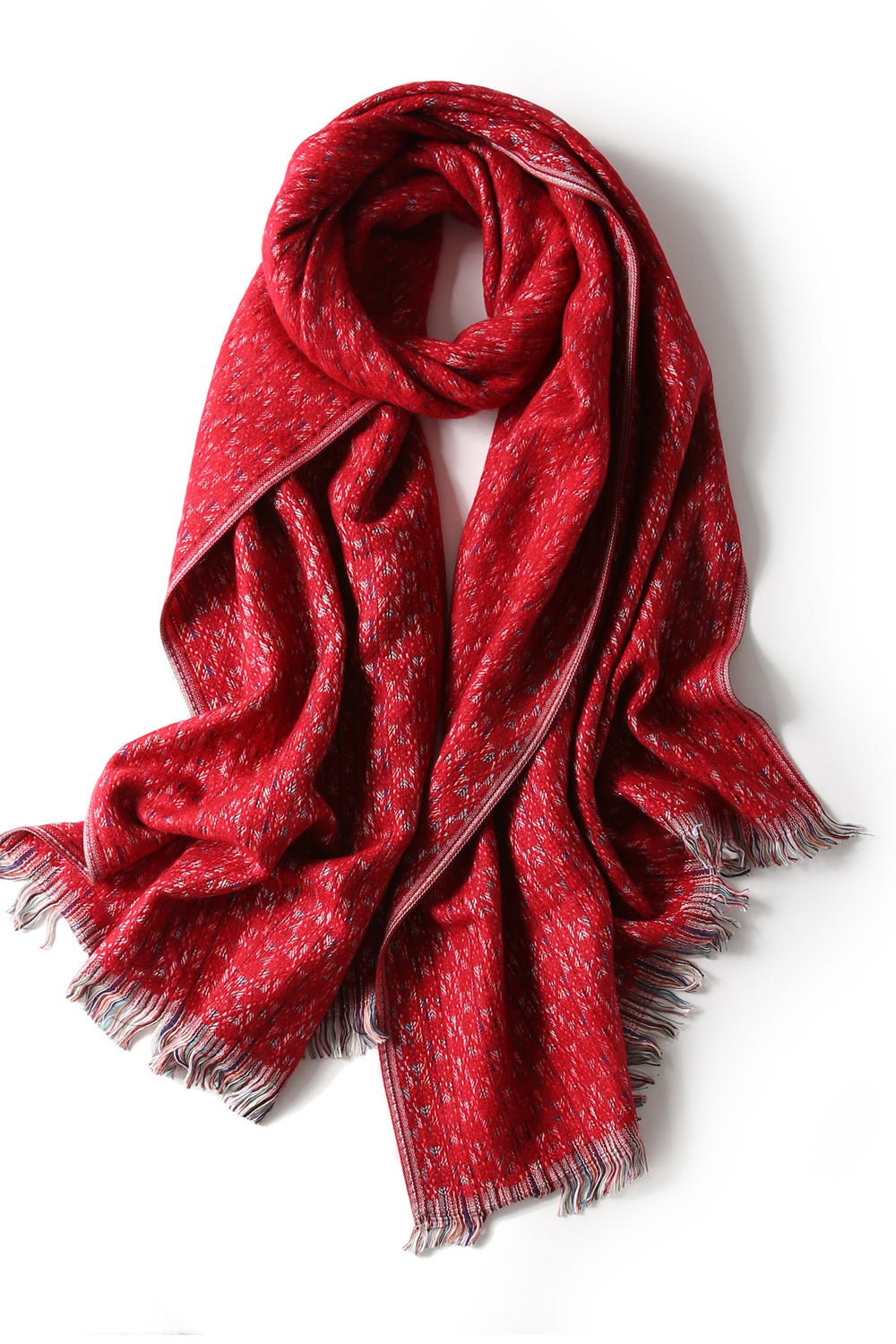 Women Trendy Solid Colored Thick Breathable Warm Casual Muffler