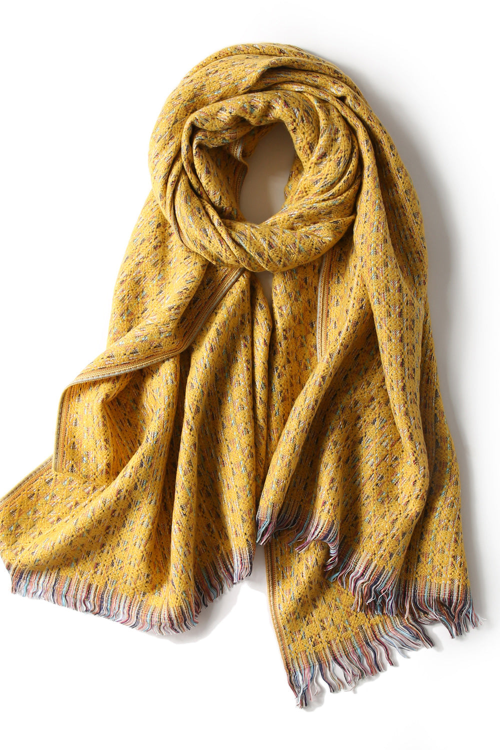 Women Trendy Solid Colored Thick Breathable Warm Casual Muffler