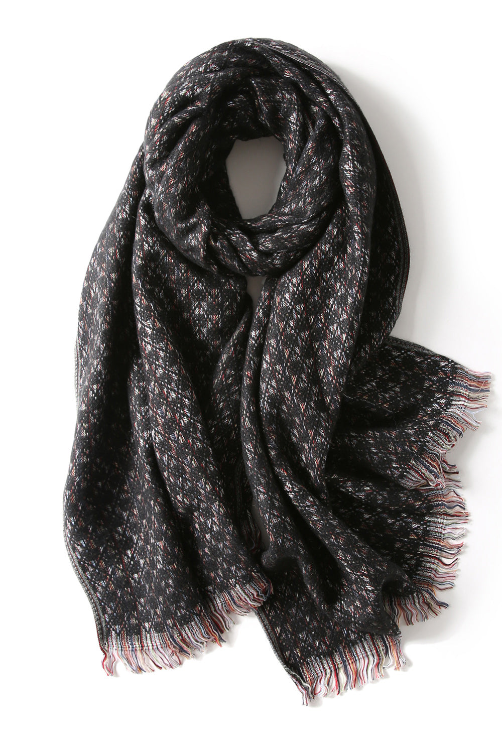 Women Trendy Solid Colored Thick Breathable Warm Casual Muffler