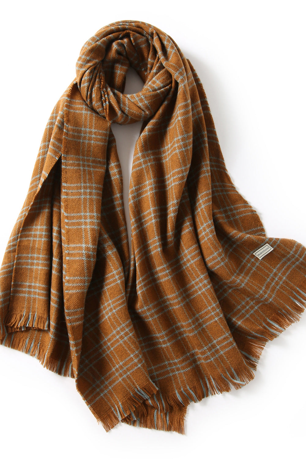Women Classy Plaid Pattern Warm Casual Autumn Season Muffler