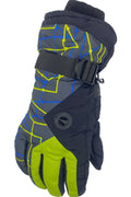 Women Buckle Strap Water Resistant Windproof Thick Ski Gloves