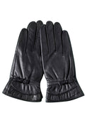 Women Touch Screen Coldproof Hand Protection Leather Gloves