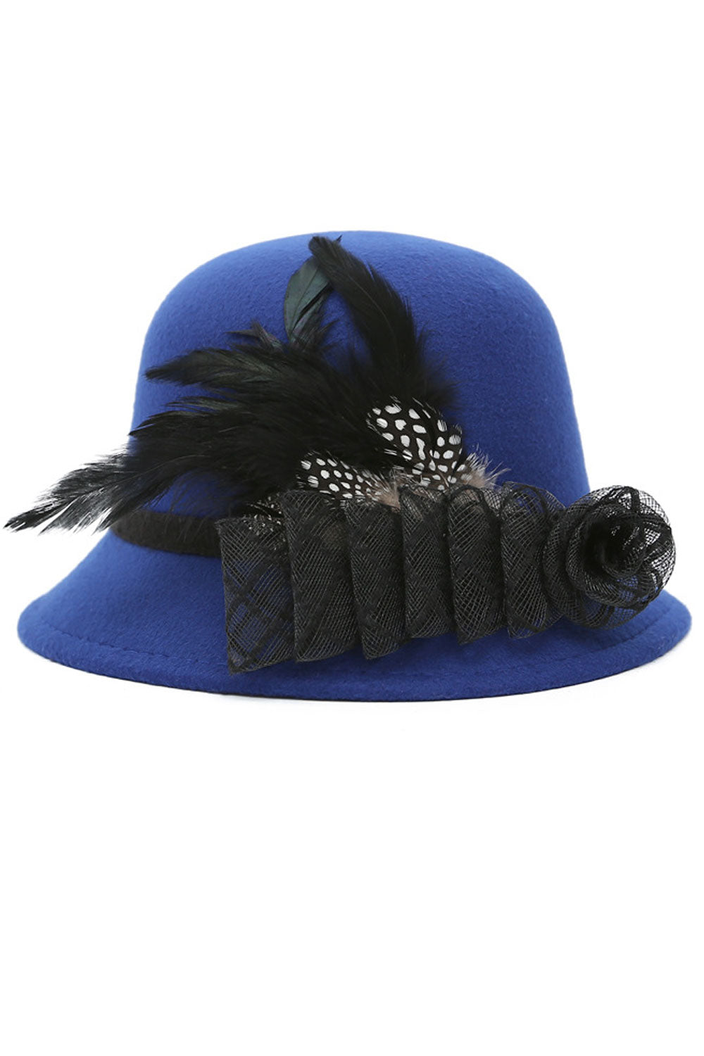 Women Super Stylish Flower Decorated Warm Beret Hat
