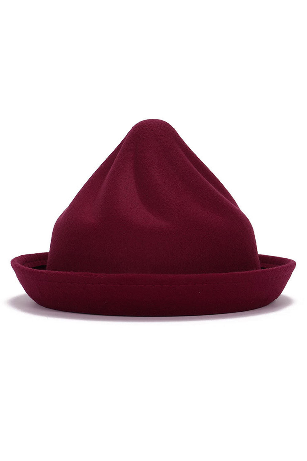 Women Cute Cone Shaped Solid Colored Warm Beret Hat