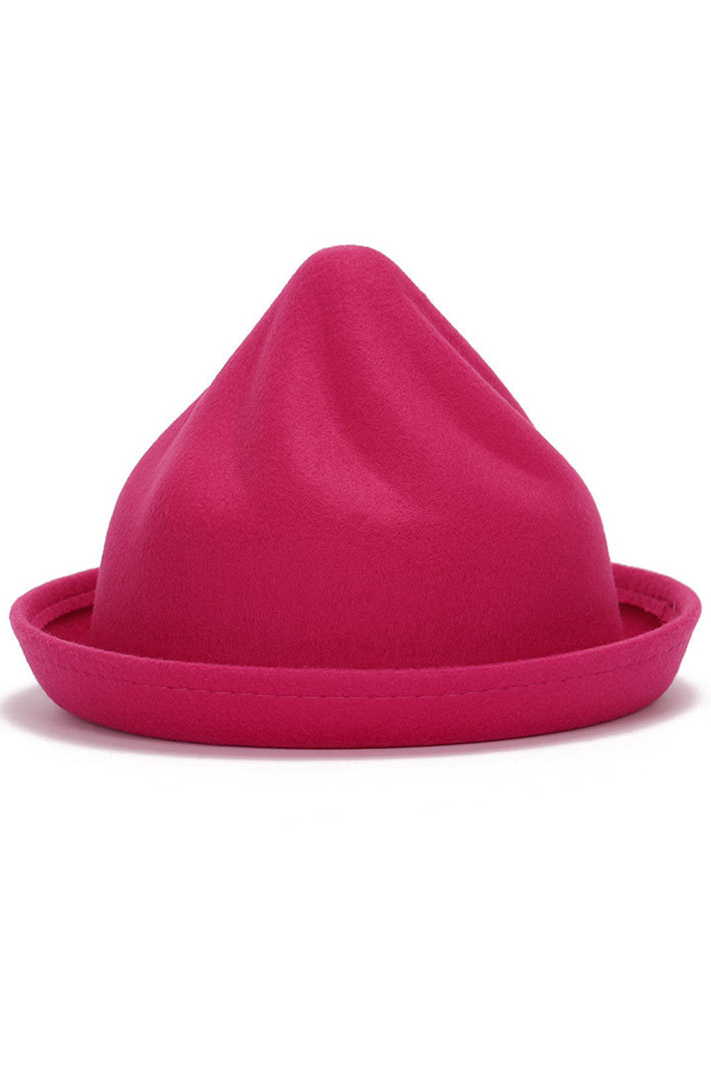 Women Cute Cone Shaped Solid Colored Warm Beret Hat