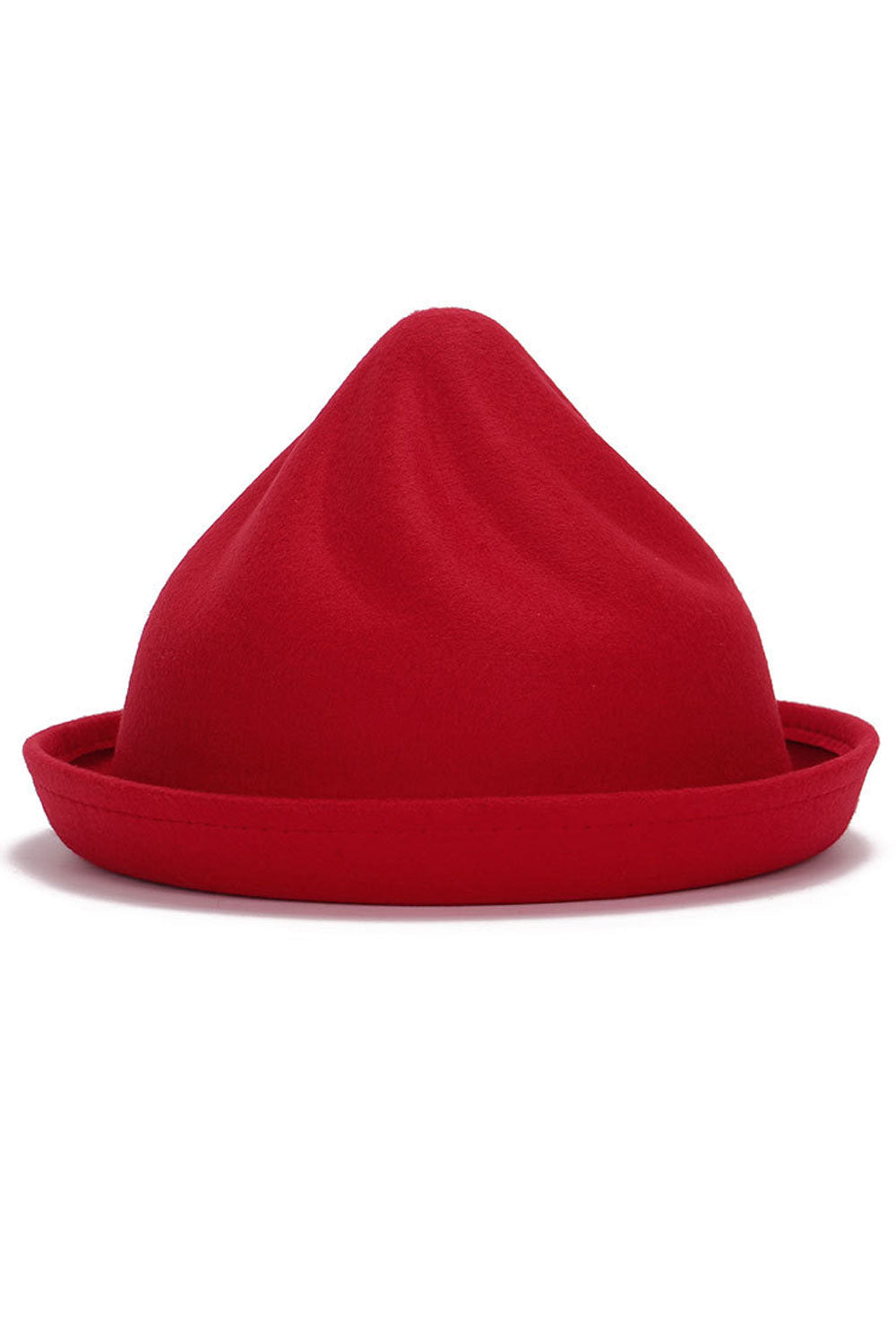 Women Cute Cone Shaped Solid Colored Warm Beret Hat