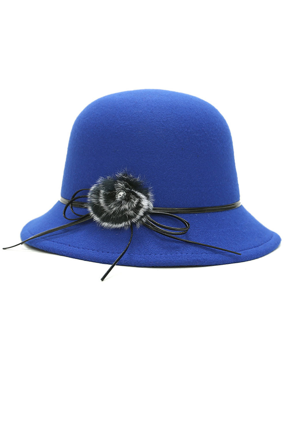 Women Flower Decorated Winter Beautiful Beret Hat