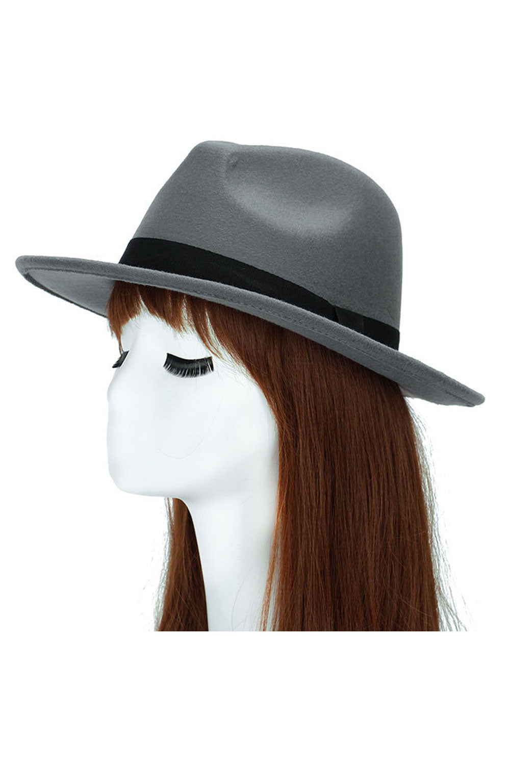 Women Ribbon Decorated Imitation Wool Warm Beret Hat
