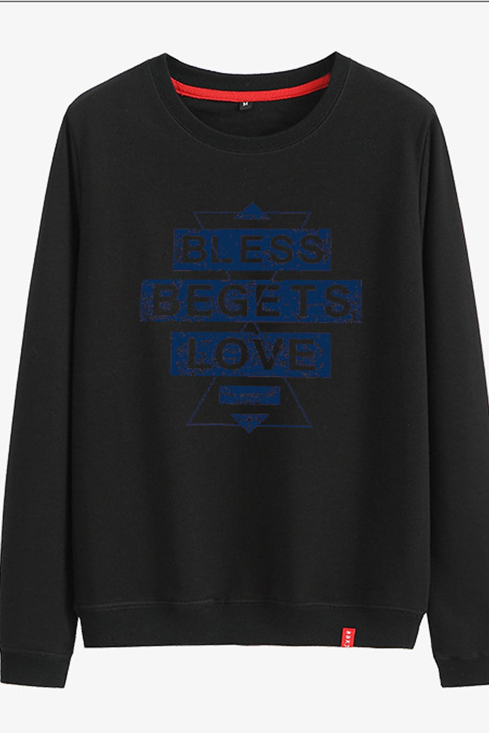 Women Charming Letter Printed Round Neck Easy Long Sleeve Sweatshirt