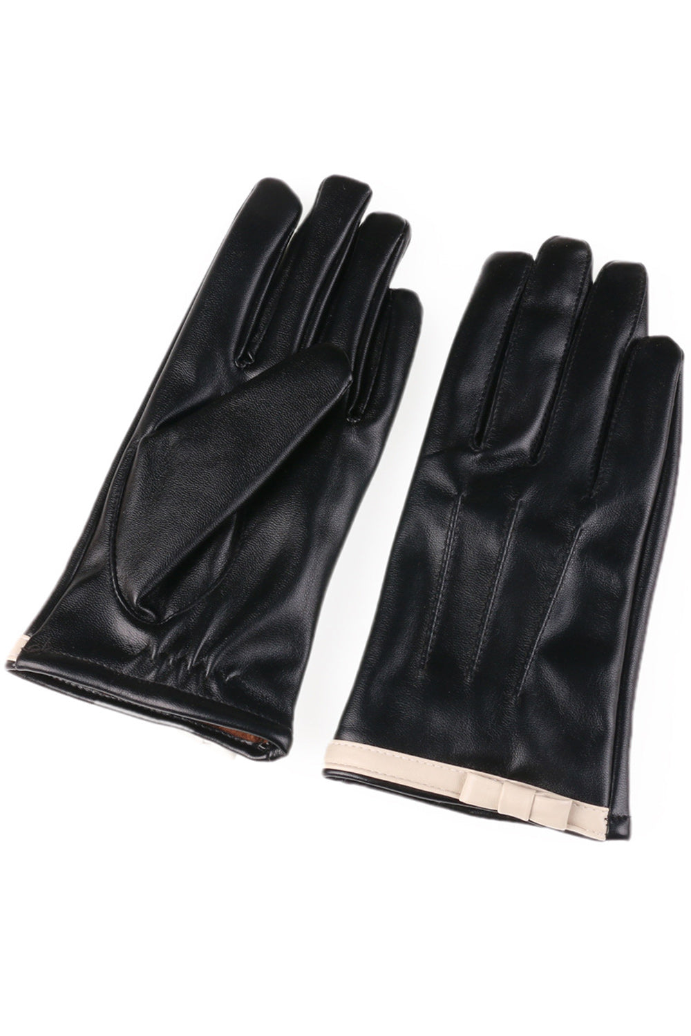 Women Fashion Touch Screen Windproof Warm Leather Gloves