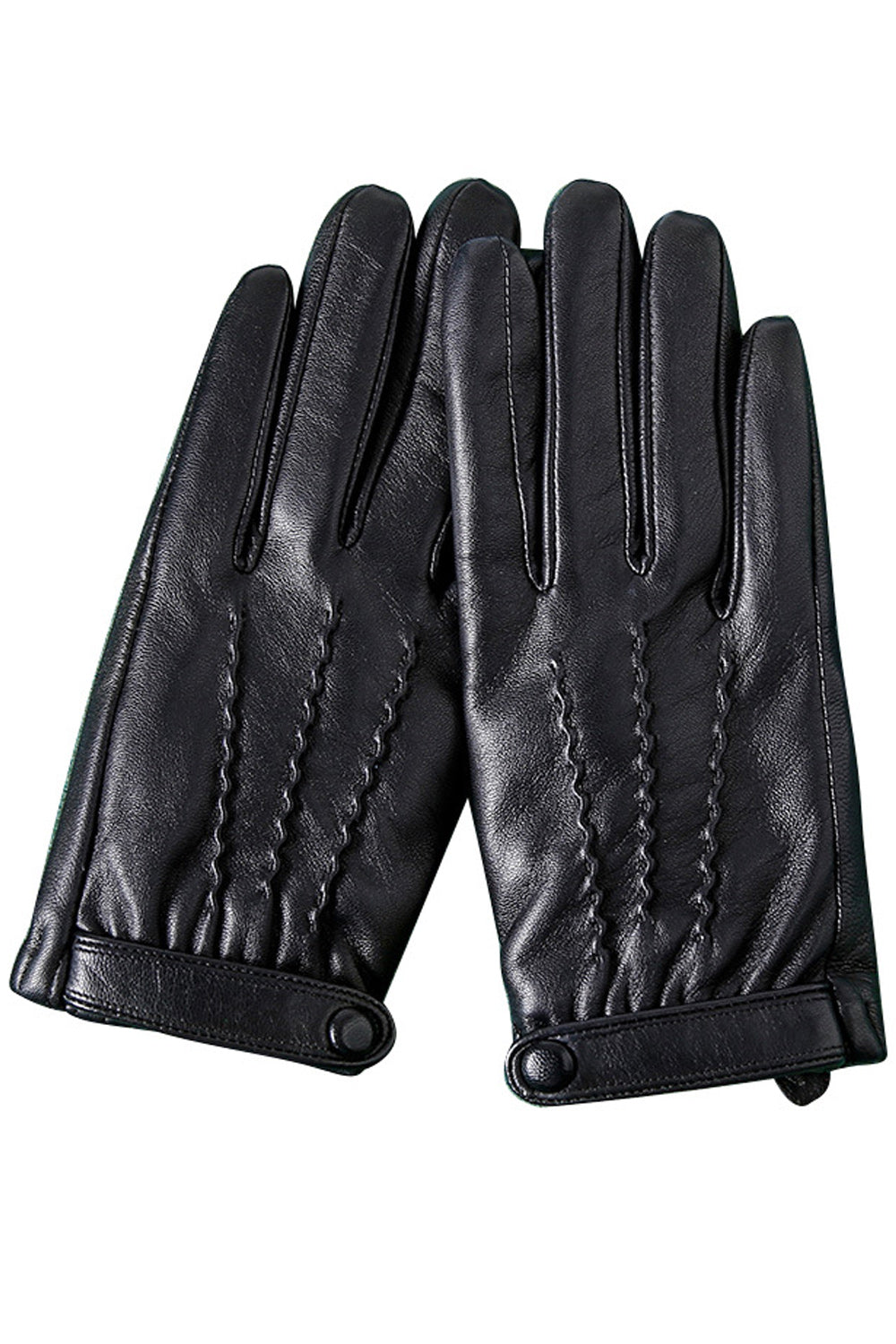 Women Warm Hand Protection Coldproof Non Slip Leather Gloves