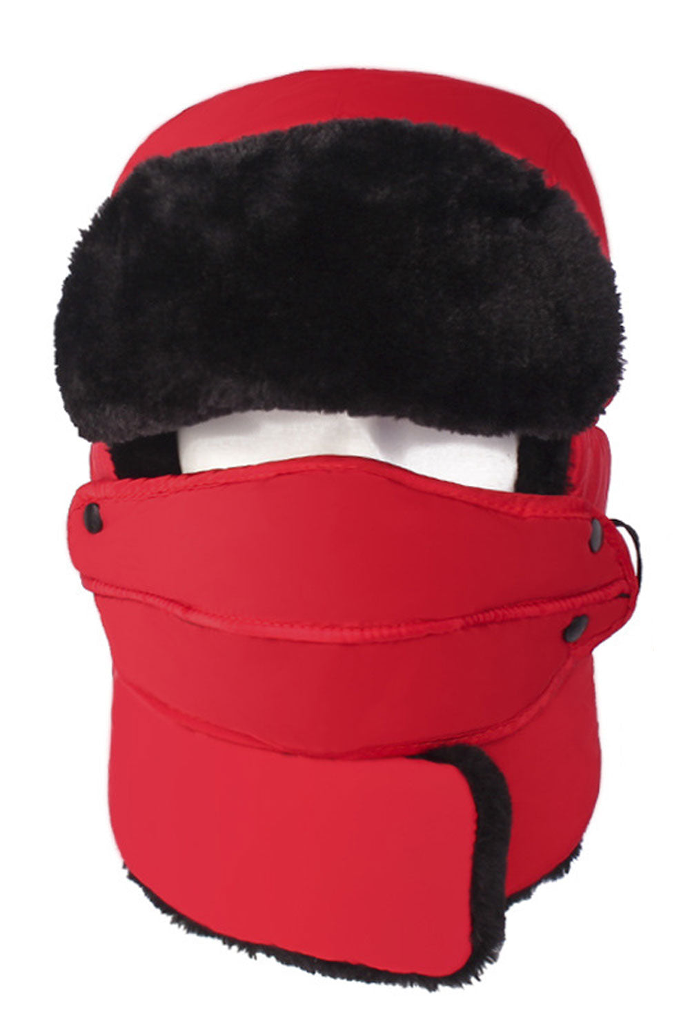 Women Winter Cold Proof Face Protection Padded Hat