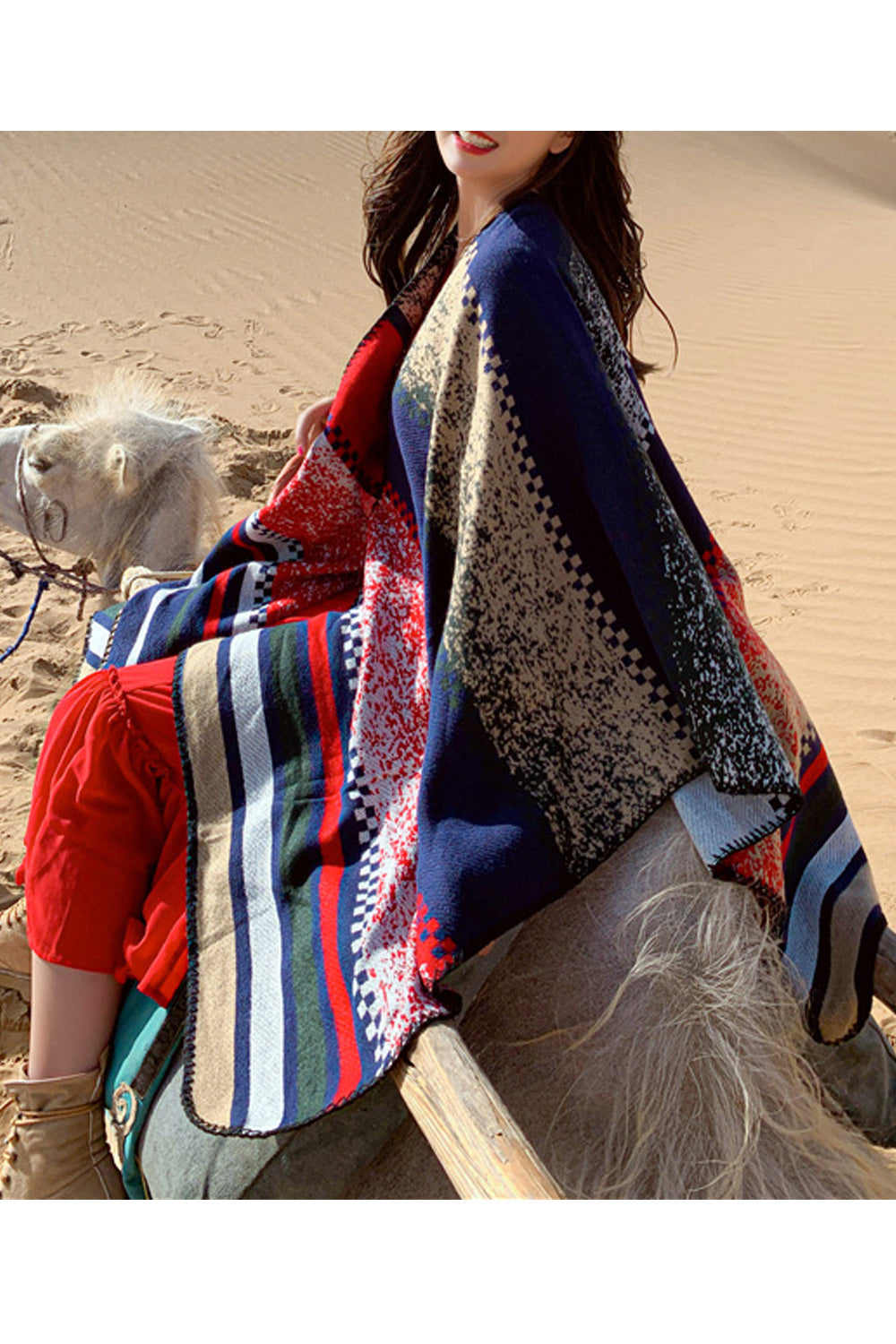 Women Thick Beautiful Printed Style Lightweight Shawl