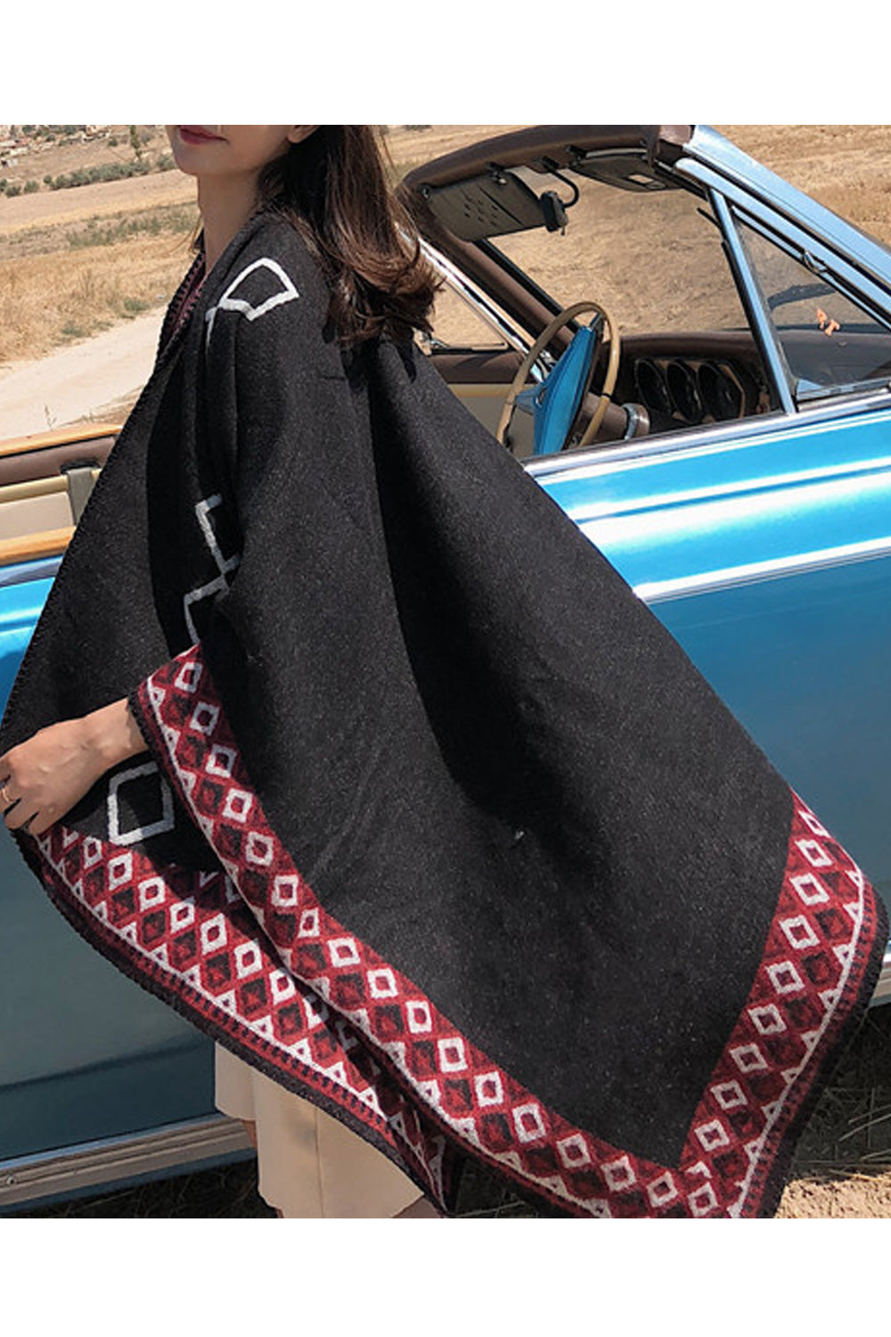 Women Beautiful Thick Cashmere Convenient Shawl