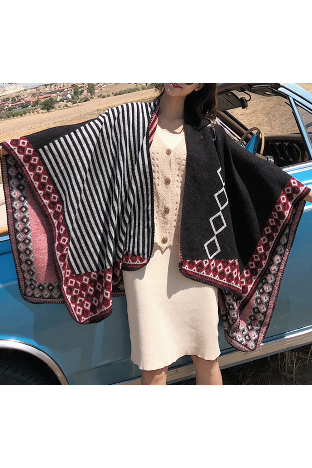 Women Beautiful Thick Cashmere Convenient Shawl