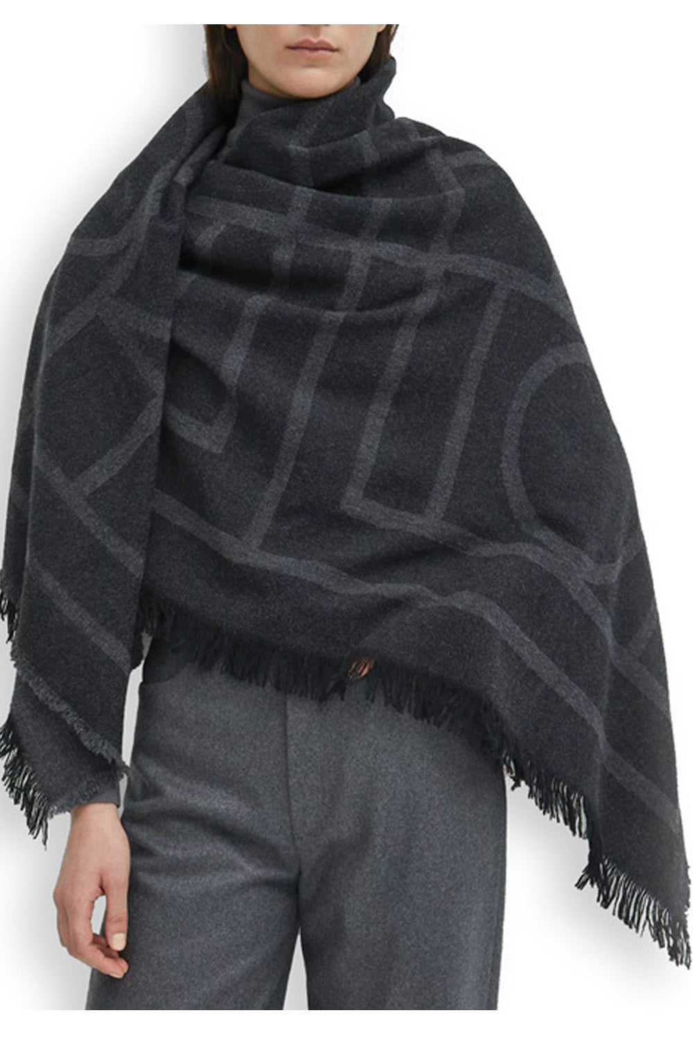 Women Pretty Solid Colored Warm Fashionable Casual Shawl
