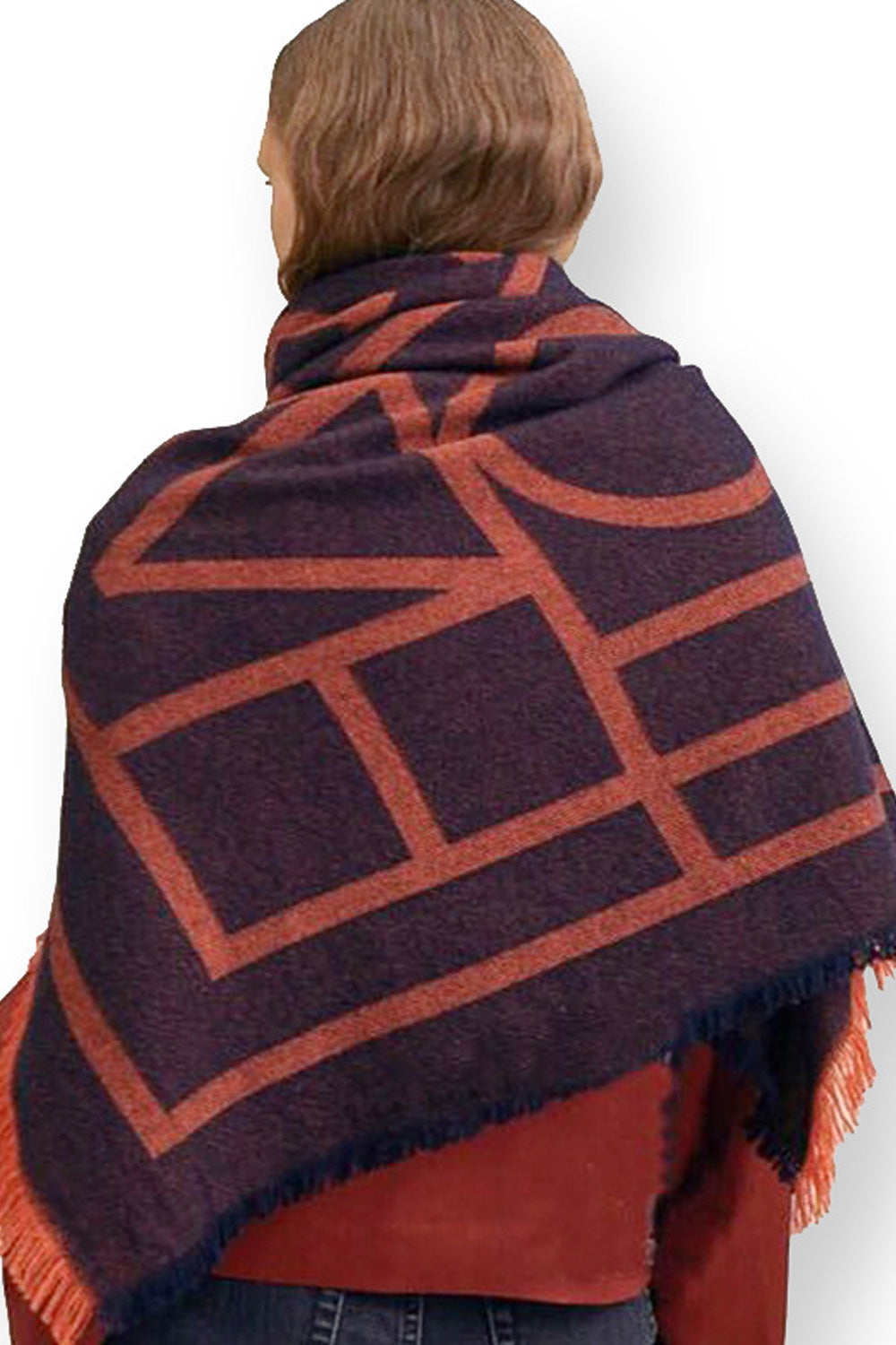 Women Pretty Solid Colored Warm Fashionable Casual Shawl