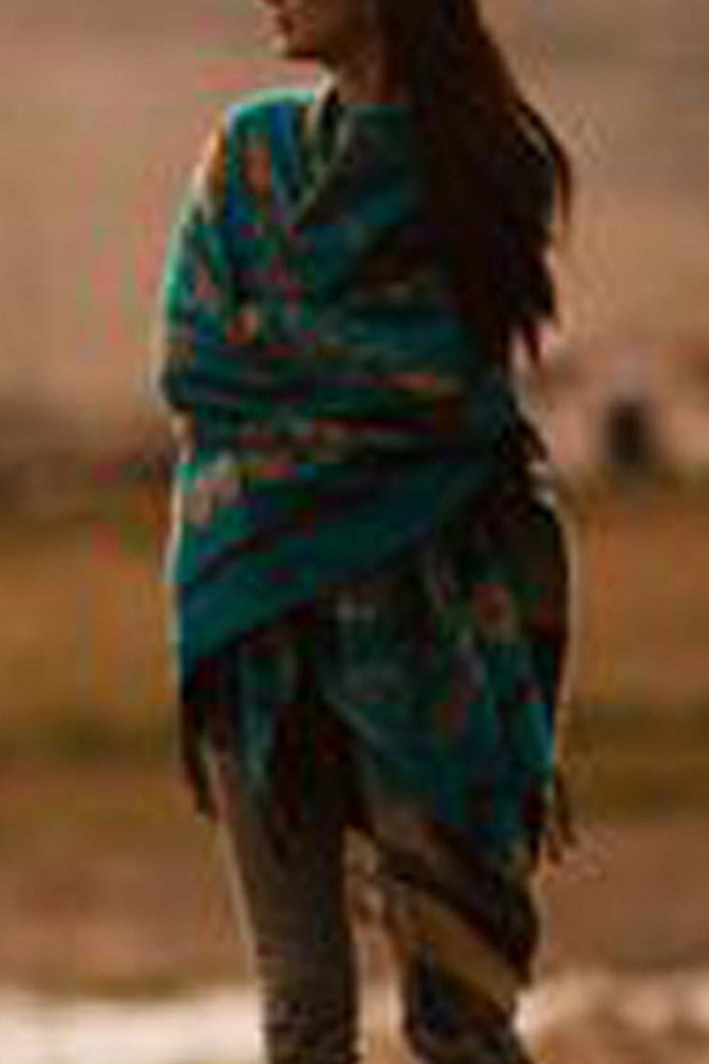 Women Cute Flower printed Thick Lovely Casual Shawl