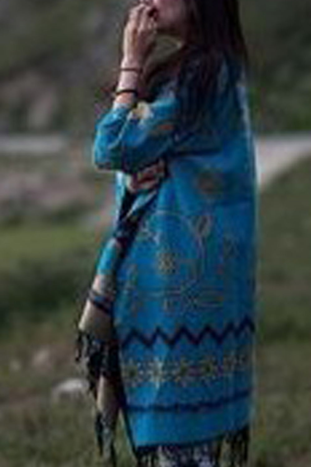 Women Cute Flower printed Thick Lovely Casual Shawl