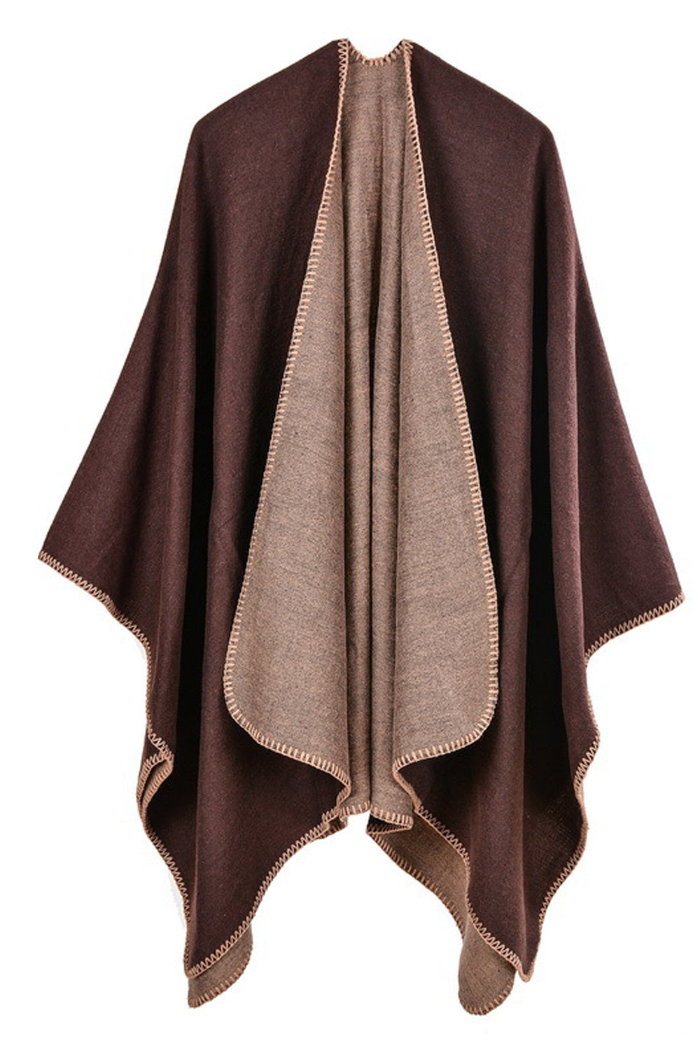 Women Simple Styled Solid Colored Elegant Cozy Shawl