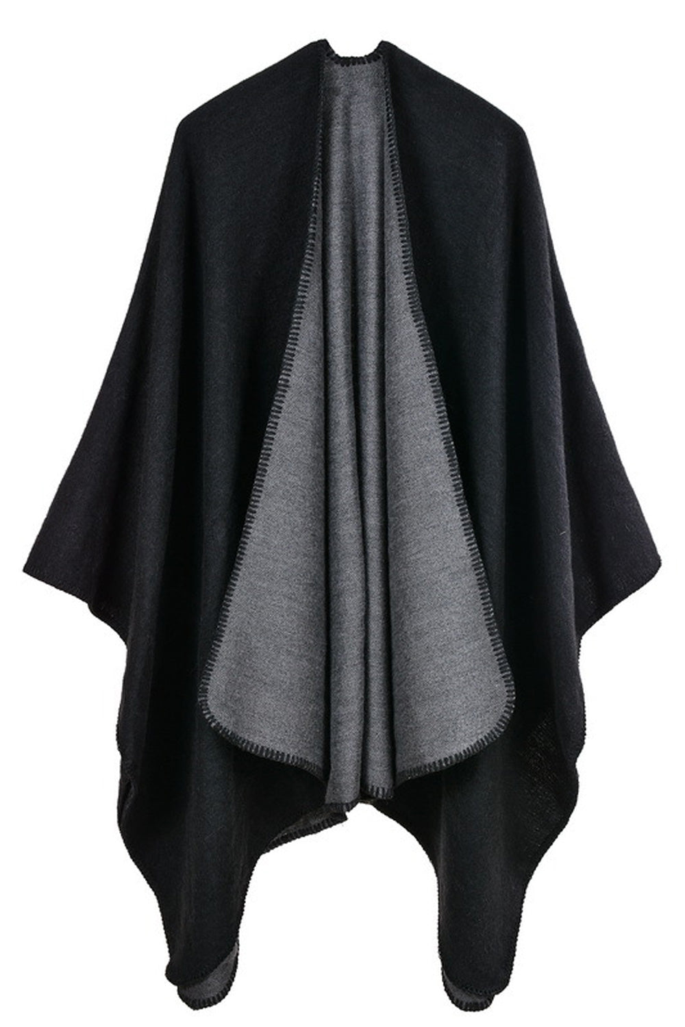 Women Simple Styled Solid Colored Elegant Cozy Shawl