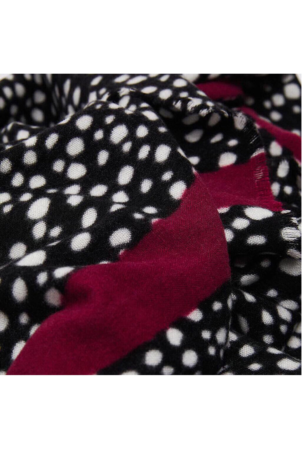 Women Thick Cashmere Polka Dotted Fashionable Casual Shawl