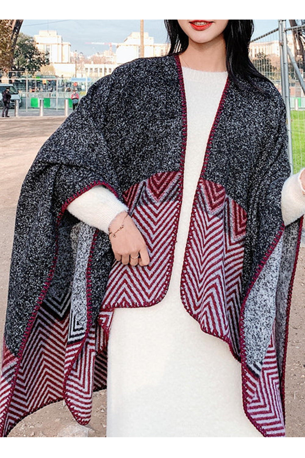 Women Warm Convenient Lightweight Easy Casual Autumn Season Shawl