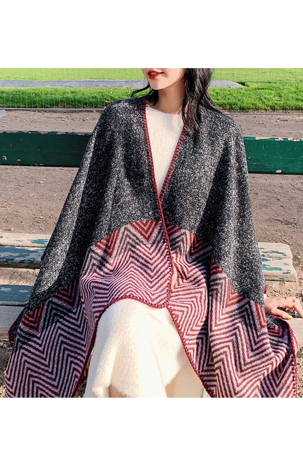 Women Warm Convenient Lightweight Easy Casual Autumn Season Shawl