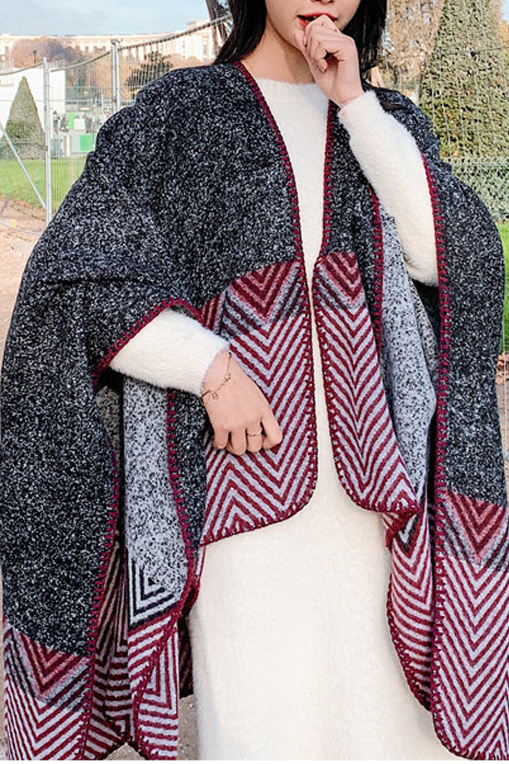 Women Warm Convenient Lightweight Easy Casual Autumn Season Shawl