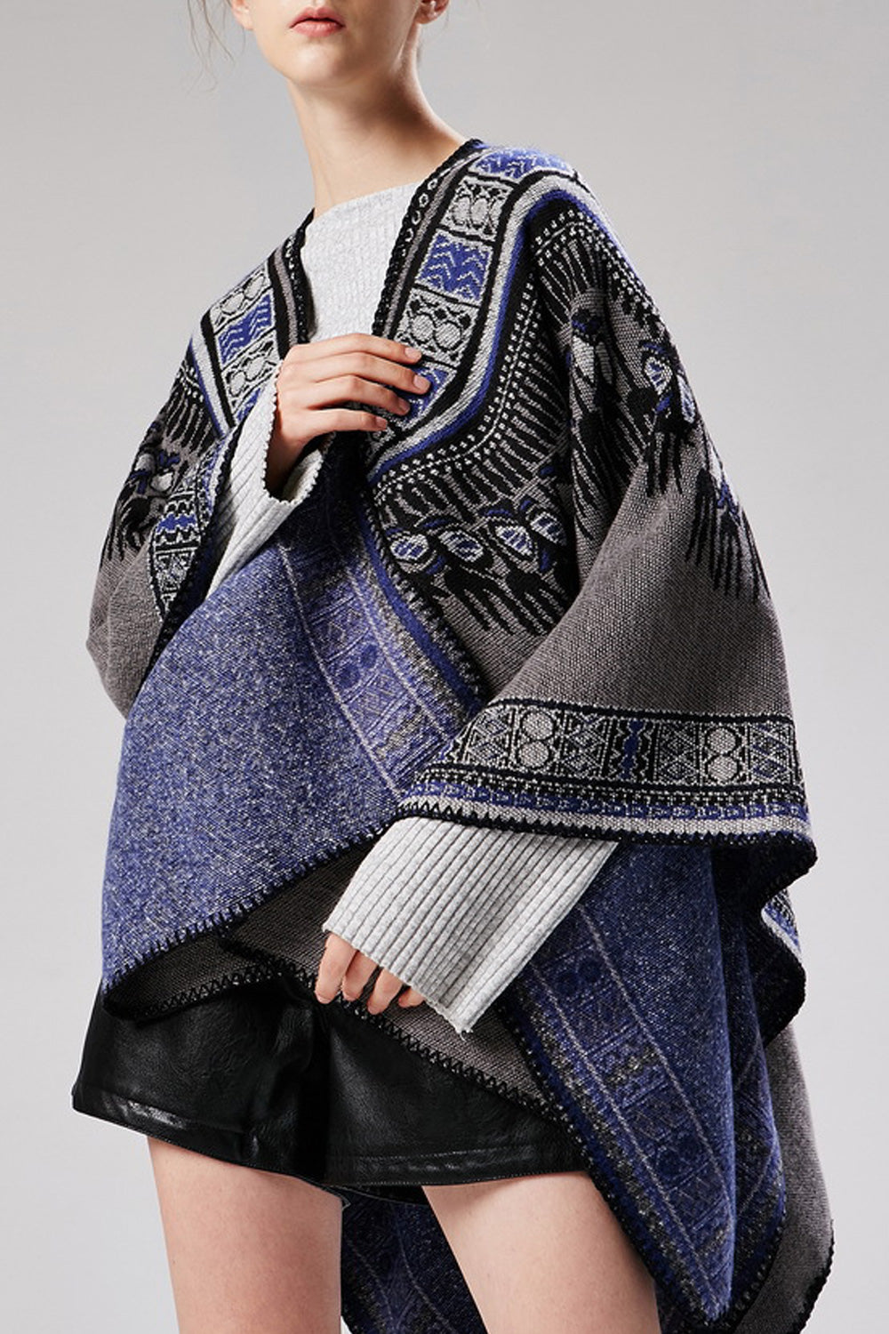 Women Beautiful Printed Style Elegant Warm Casual Shawl