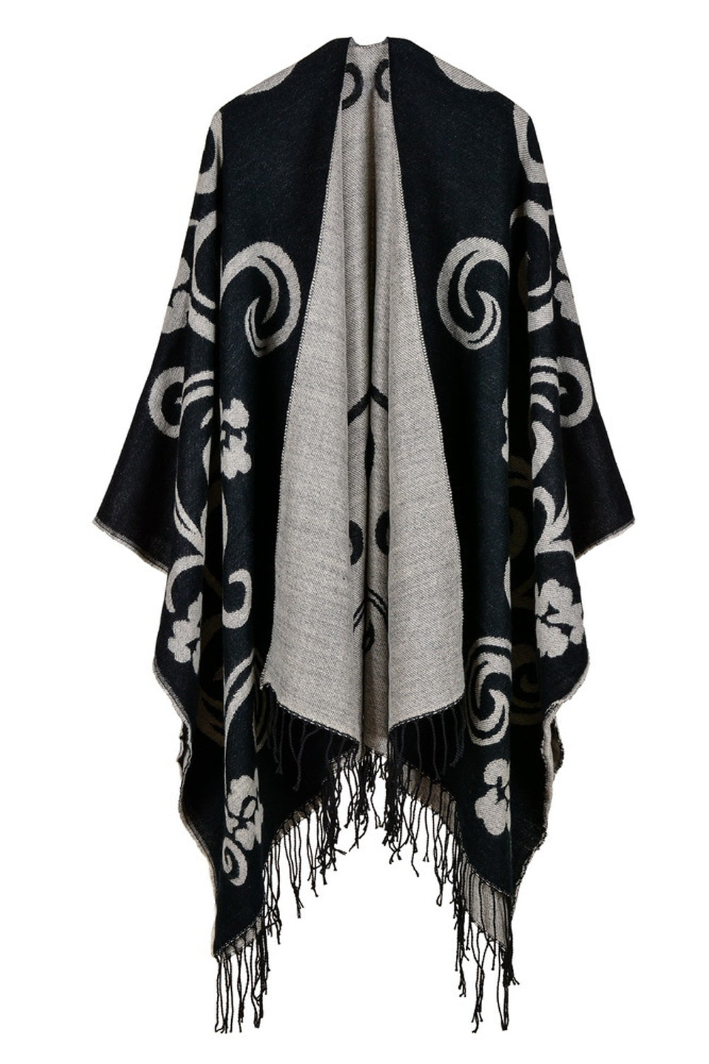 Women Classy Tassel Decorated Cozy Comfortable Winter Shawl
