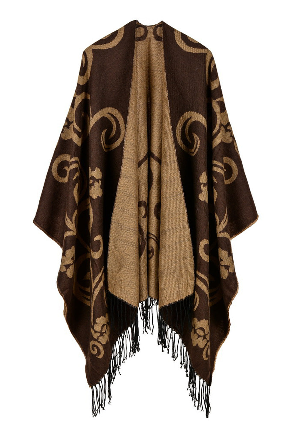 Women Classy Tassel Decorated Cozy Comfortable Winter Shawl