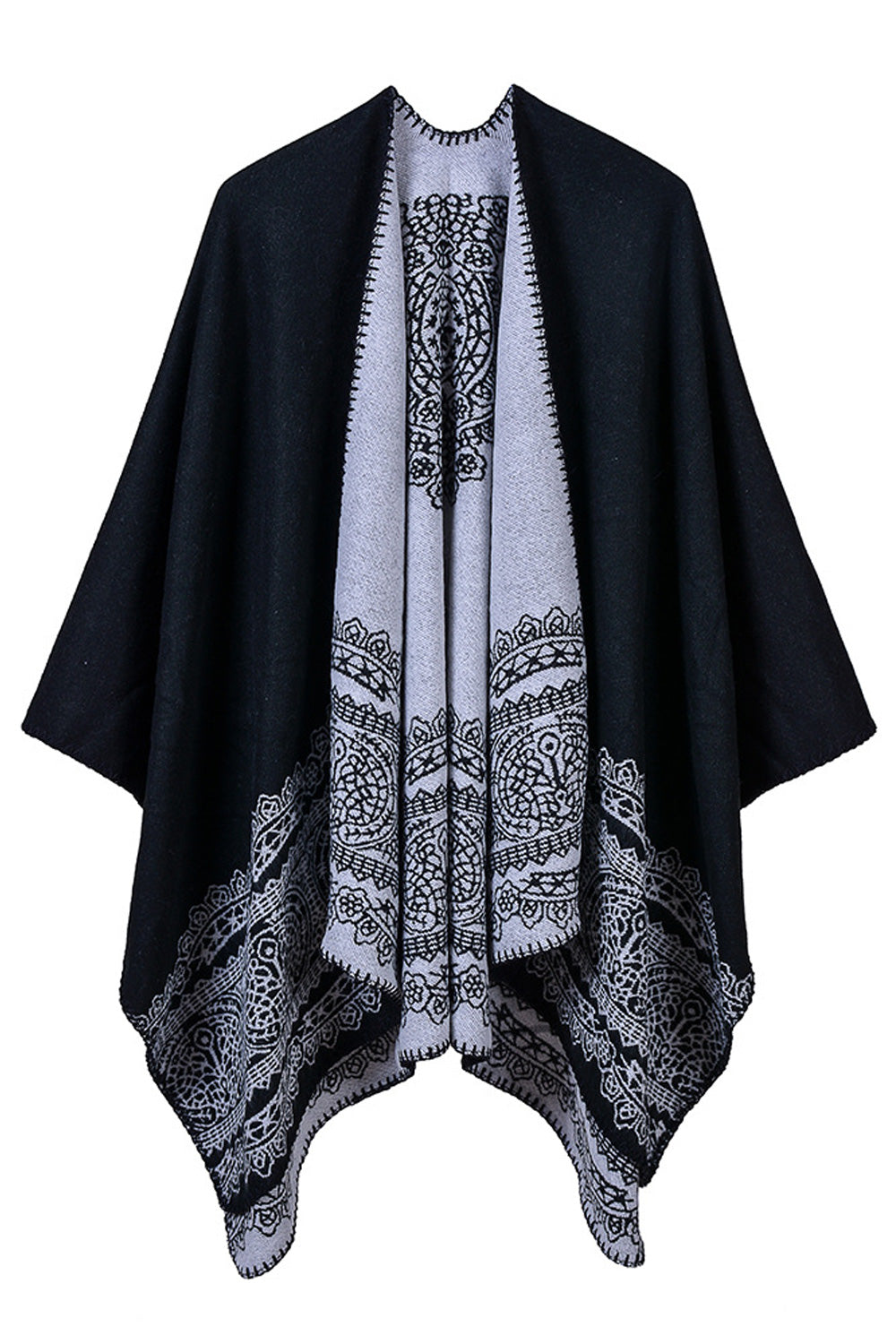 Women Fashionable Printed Pattern Charming Winter Shawl