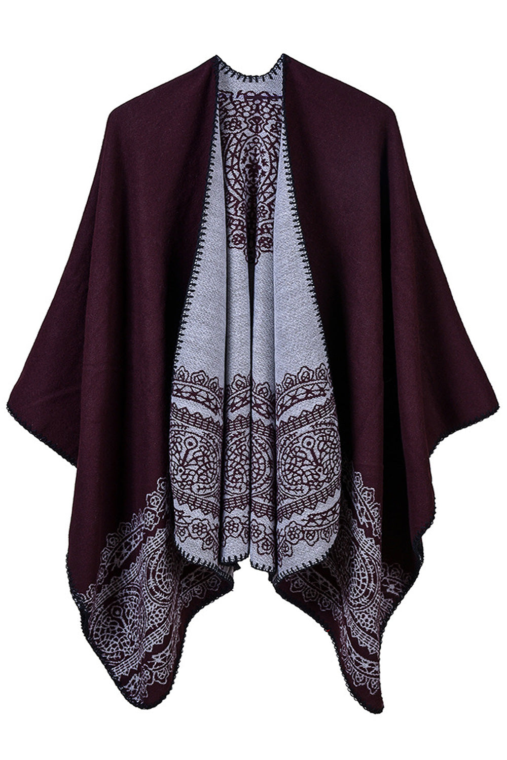 Women Fashionable Printed Pattern Charming Winter Shawl