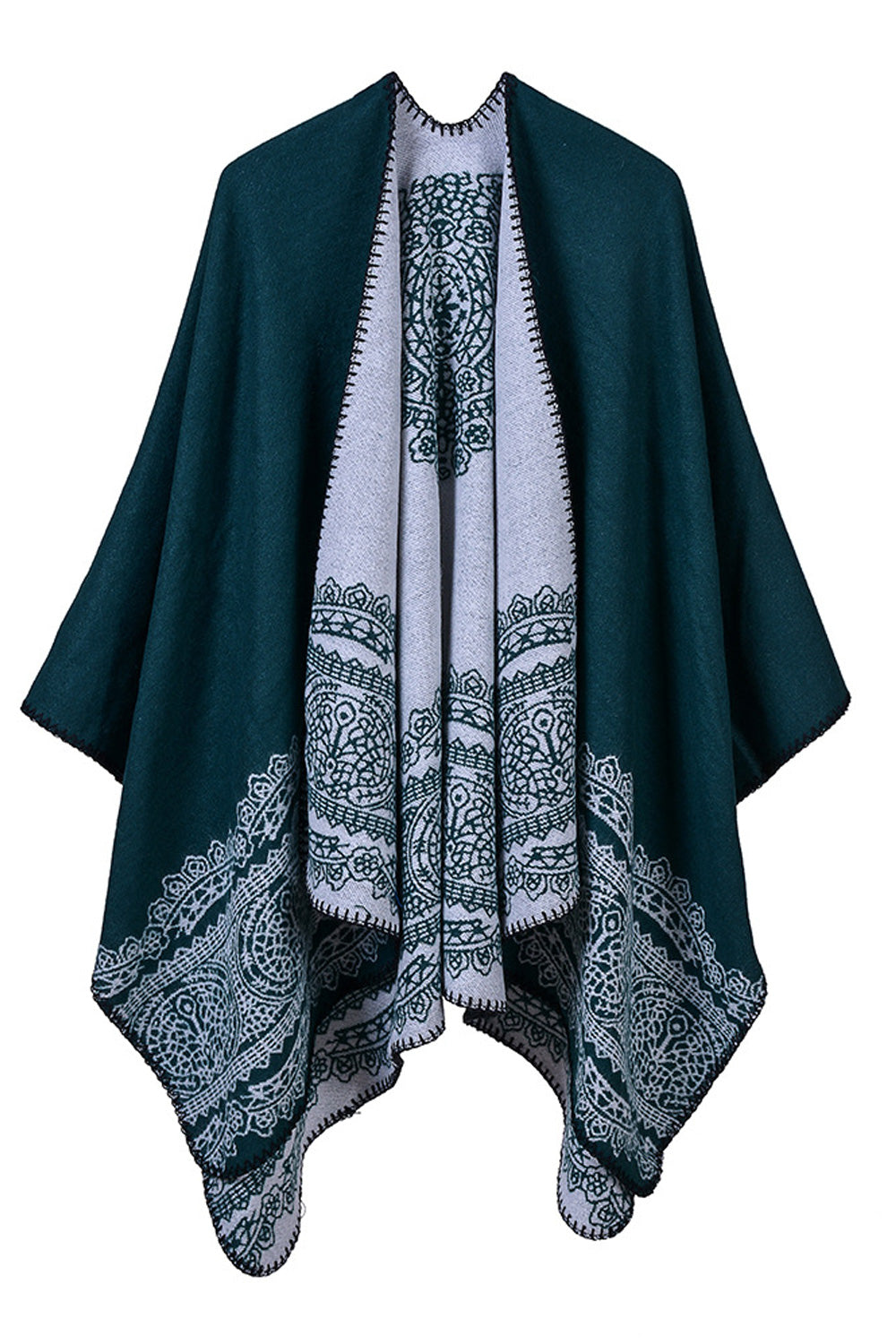Women Fashionable Printed Pattern Charming Winter Shawl