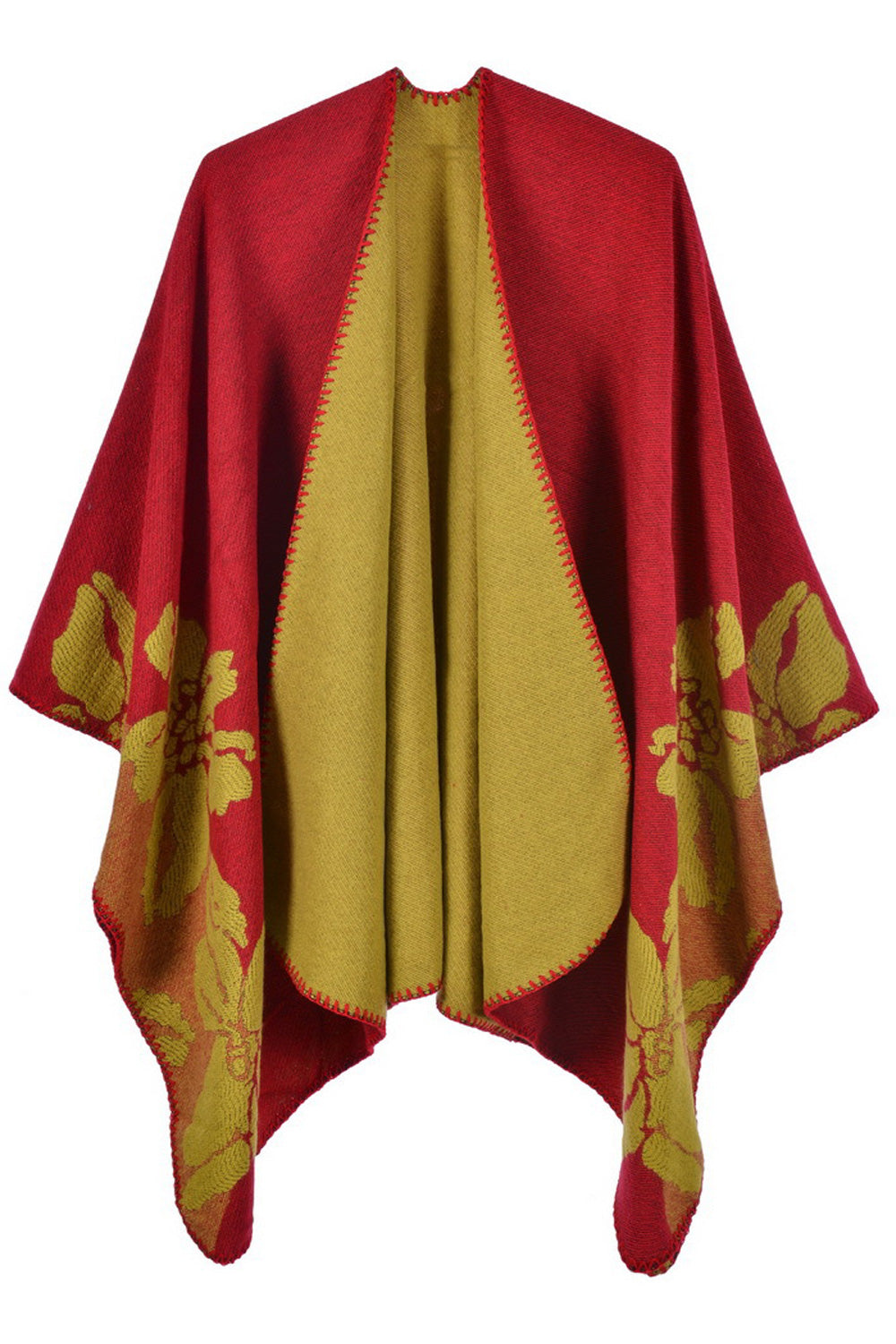 Women Simple Styled Comfortable Flower Printed Classy Shawl