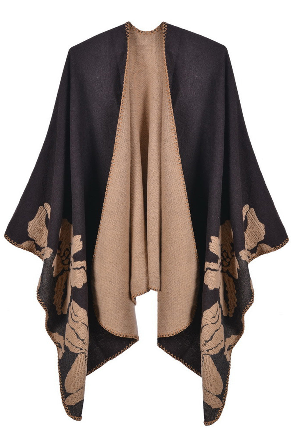 Women Simple Styled Comfortable Flower Printed Classy Shawl