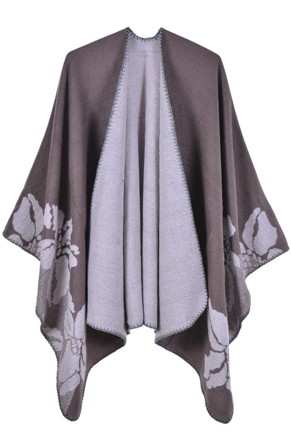 Women Simple Styled Comfortable Flower Printed Classy Shawl