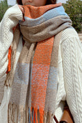 Women Tassel Hem Long Length Pretty Cozy Muffler