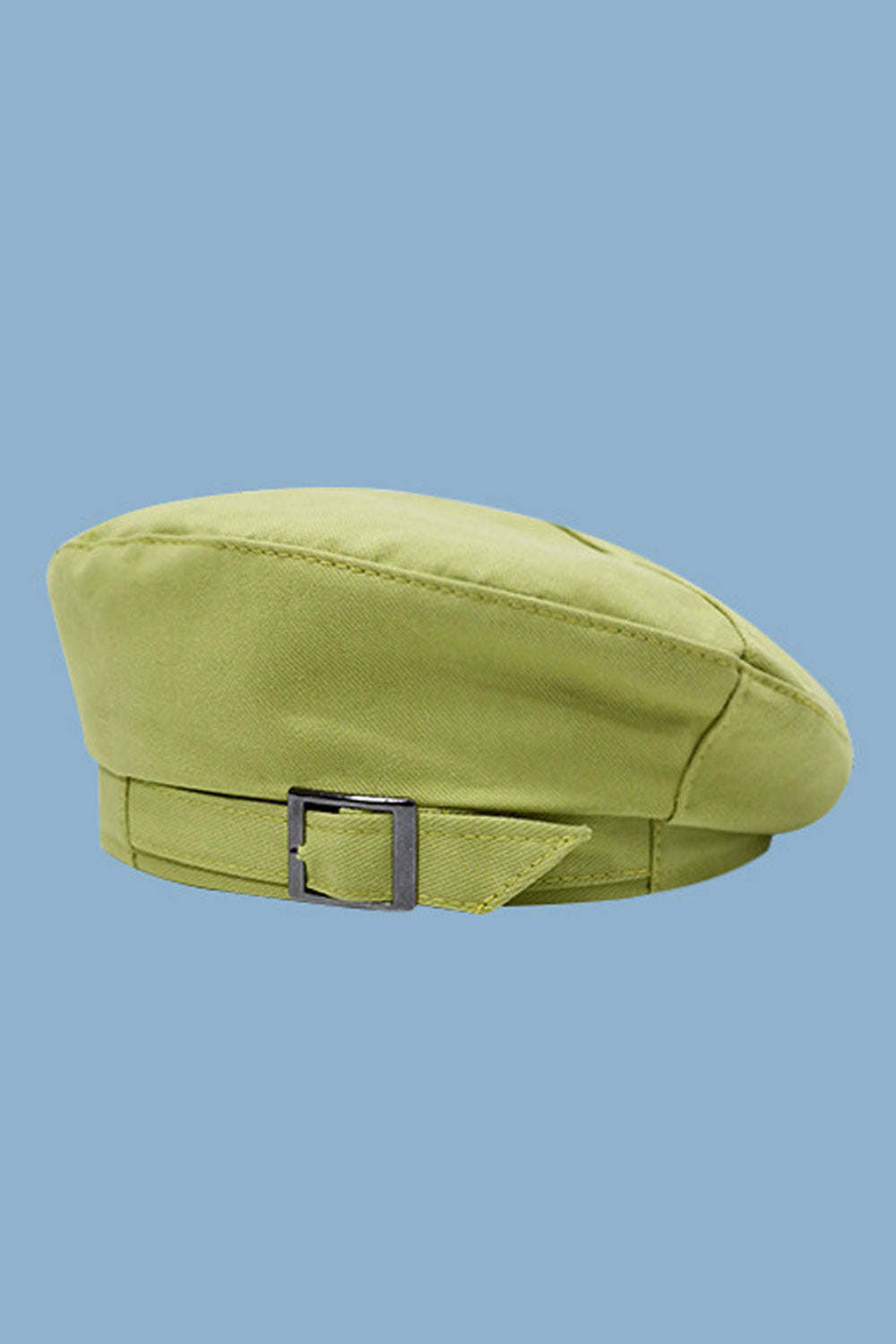 Women Modern Buckle Strap All Match Casual Beret Hat