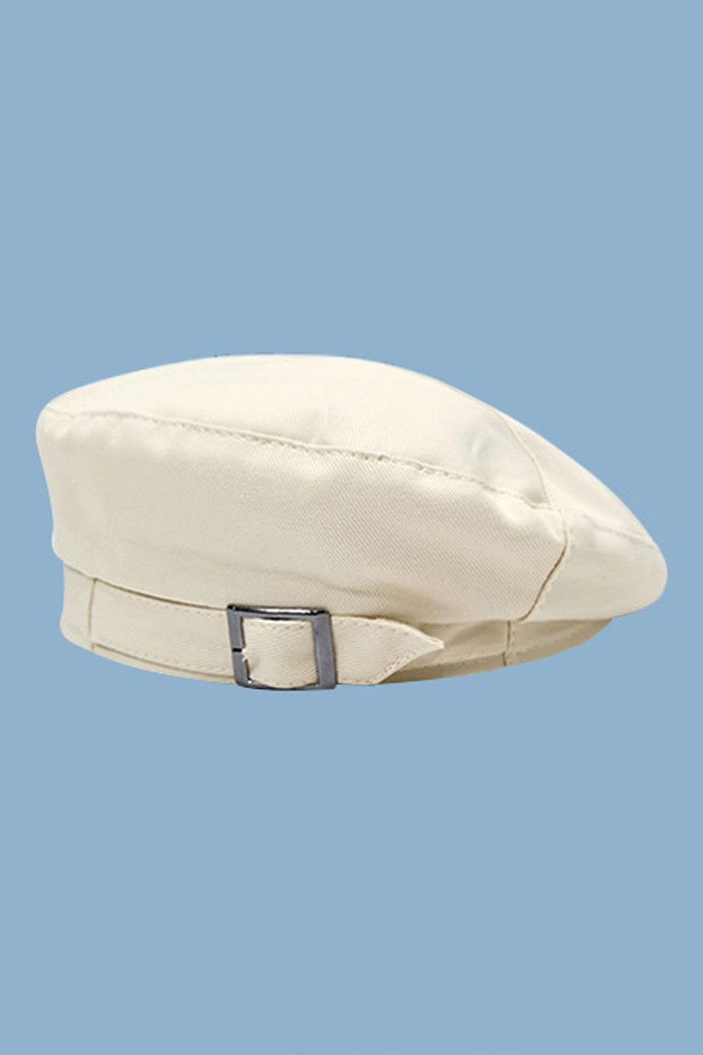 Women Modern Buckle Strap All Match Casual Beret Hat