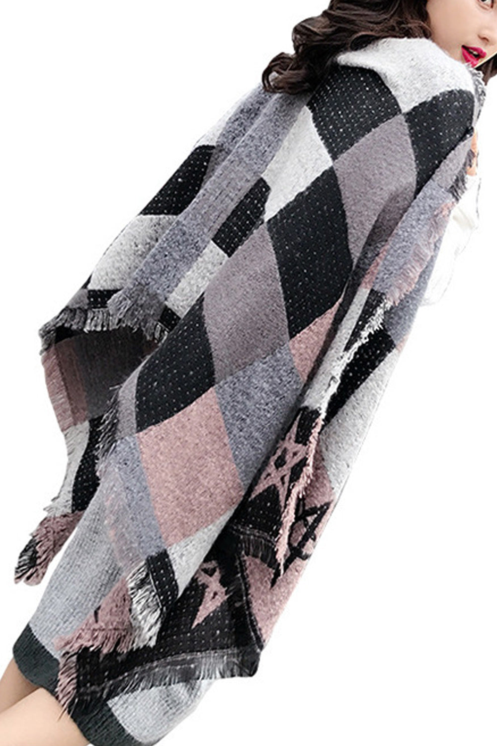 Women Comfortable Warm Thick Material Fashionable Muffler