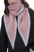 Women Simple Styled Casual Wind Breaker Cozy Muffler