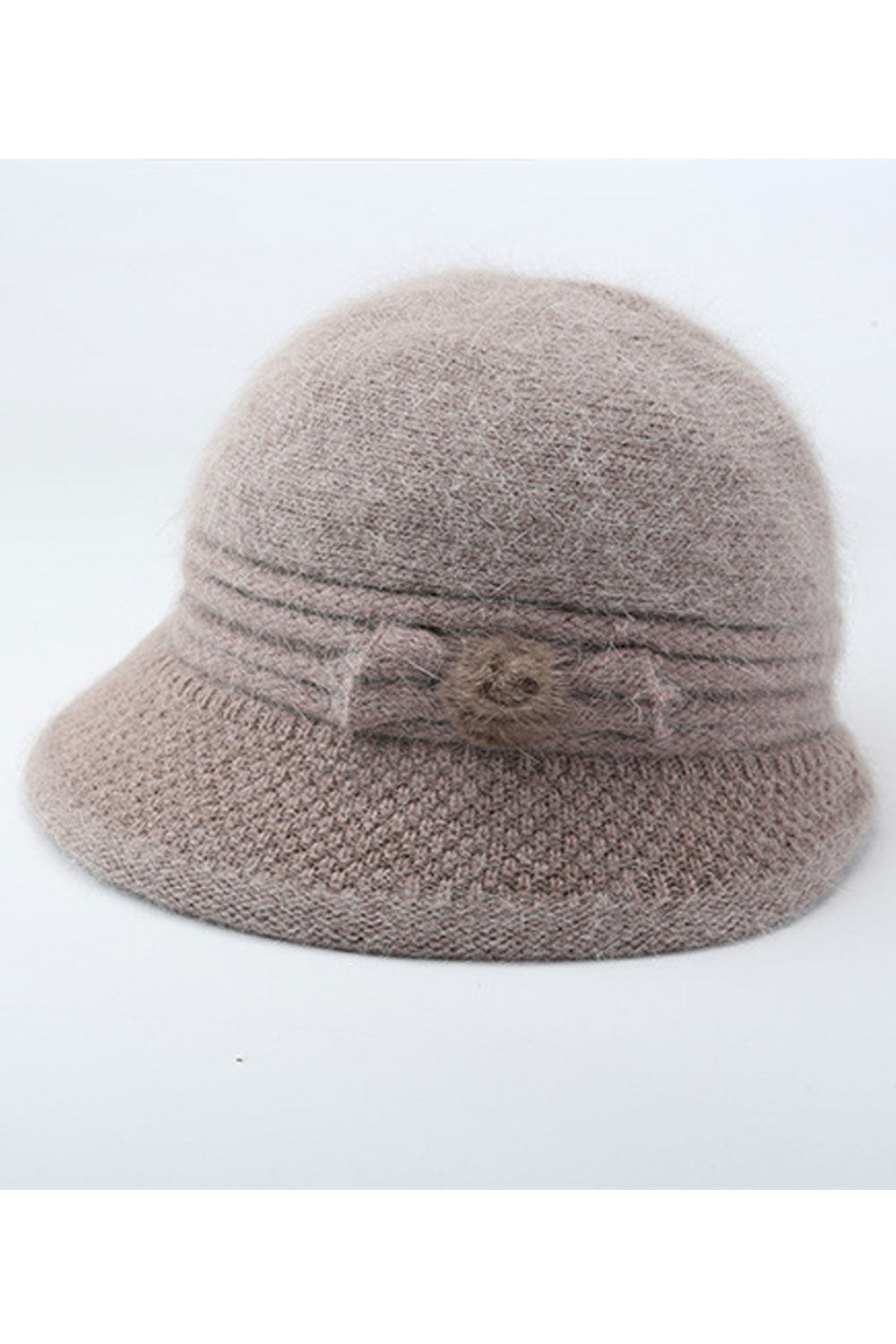 Women Soft Solid Colored Cozy Dome Top Fashionable Beret Hat