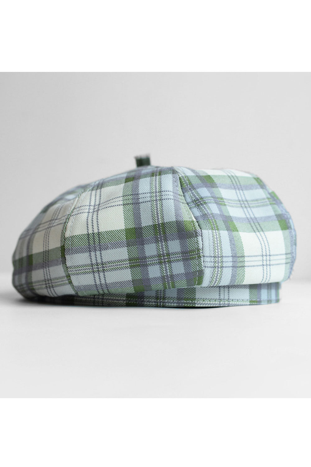 Women Plaid Pumpkin Shape Head Protection Beret Hat